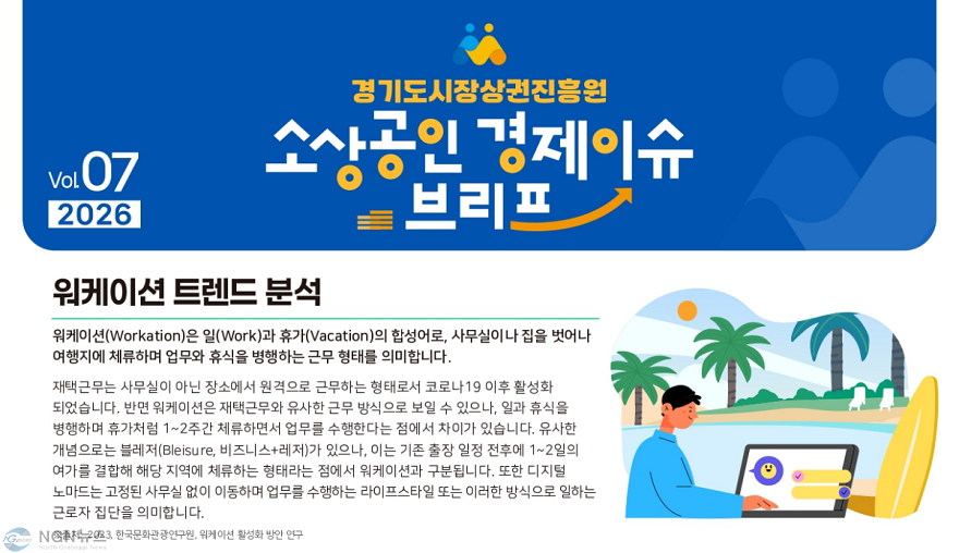 260730_[사진자료] 경상원, 소상공인 경제 이슈 브리프 VOL.07 발간 「워케이션 트렌드 분석…체류형 관광과 지역상권 연계 방향 제시」.png