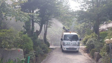 포천시, 진드기 매개 감염병 발생지역 긴급 방역소독 완료
