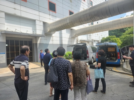 의정부시, 자원회수시설 다이옥신 측정…시민 참관 속 ‘투명 운영’ 확인