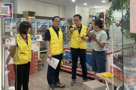 의정부시 강현석 부시장, 집중호우 피해 현장 긴급 점검