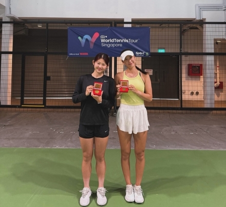 의정부시, 테니스팀 임희래 선수 ITF 싱가포르 국제 투어 여자 복식 우승