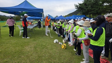 제5회 자라섬배 전국파크골프대회 개막  전국 600여 명 선수 참여, 지역화폐 지원으로 지역경제 활성화 기대