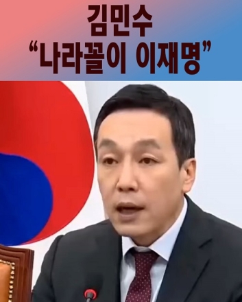 김민수 "나라꼴이 이재명"