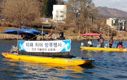 한수원 청평발전소, 18년째 다슬기 생태복원
