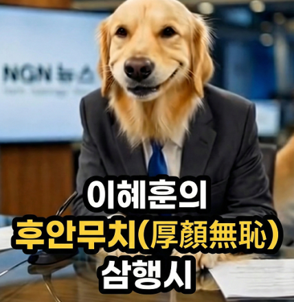 '이혜훈의 후안무치(厚顔無恥) 삼행시'