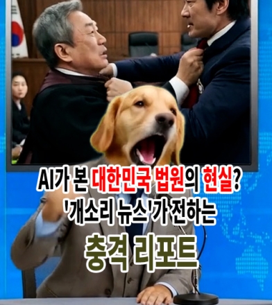 AI가 본 대한민국 법원의 현실? '개소리 뉴스'가 전하는 충격 리포트