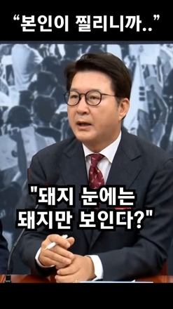 "돼지 눈에는 돼지만 보인다?" "본인이 찔리니까..."