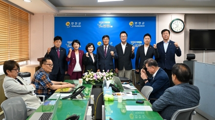 연천군의회, 제10대 개원 맞아 군청 기자실 방문