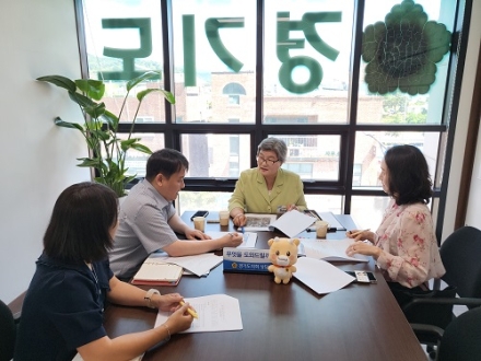 최순자 의원,  포천상담소서 포천교육 현안 청취