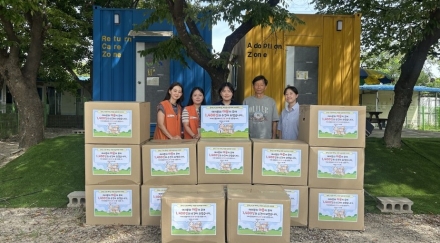“잠자는 수건의 깨어남, 따뜻한 보금자리로 이어지다”  수건 1,400장 전달
