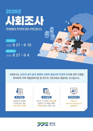연천군, ‘2026년 연천군 사회조사’ 실시