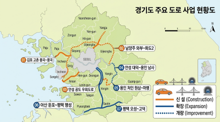용인 처인 원삼~마평 등 경기도내 7개 도로사업. 정부 예타 조사 통과