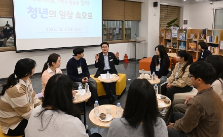 김원기 의정부시장, 취임 100일 맞아 청년들과 ‘일상 속 동행’