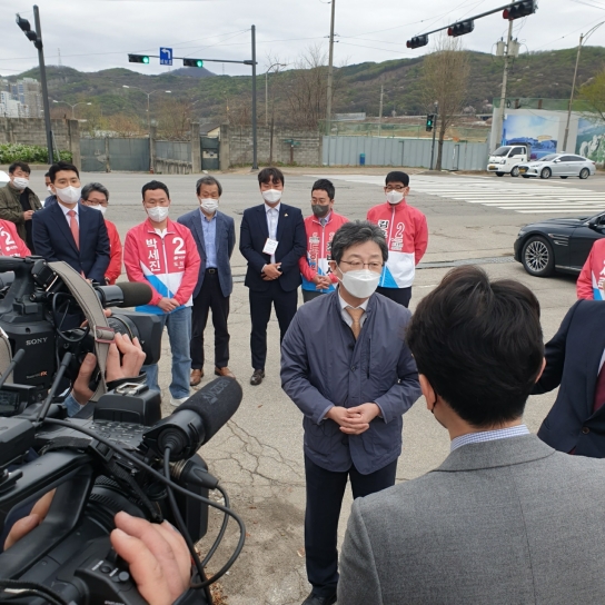 유승민 경기도지사 예비후보, 의정부 방문해 "경기북부 삶의 질 살리는 경제도지사 되겠다"