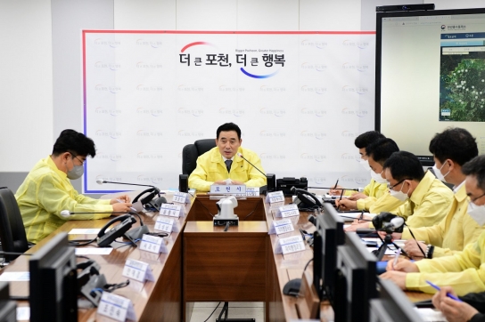 백영현 포천시장, 취임 첫날 호우피해 재난관리로 공식일정 시작
