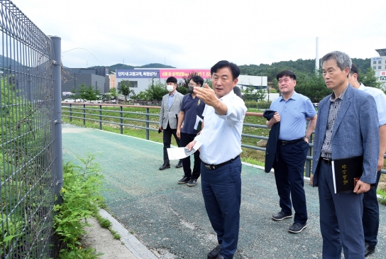 김동근 의정부시장, 체육시설 확충방안을 현장에서 찾다!