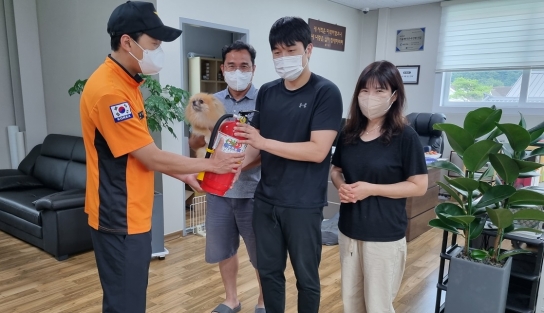 가평소방서, 화재피해를 막은 주민 화재현장지킴이 선정