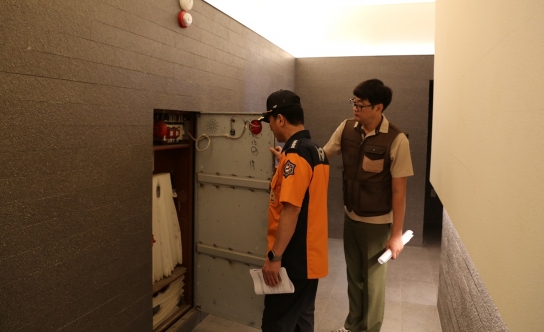 가평소방서, 아난티펜트하우스   관서장 방문 현장행정지도