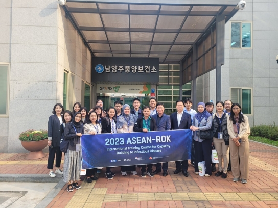아세안 9개국 보건·방역 전문가, K-감염병대응 벤치마킹 위해 남양주풍양보건소 방문