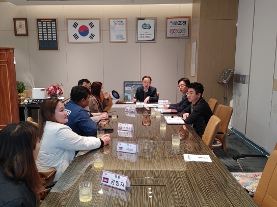 이현호 포천시 부시장, 외국인 주민 대표자협의회 차담회 개최