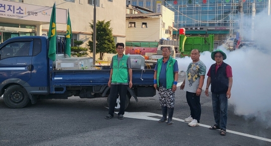 가평 설악면 새마을지도자협의회 방역 봉사
