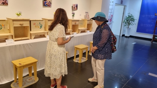 경기구리지역자활센터,   「꽃, 나무 그리고 우리」작품전시회 개최
