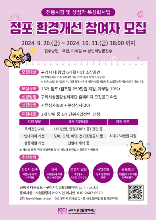 구리시상권활성화재단,‘소상공인’본격 지원 나선다