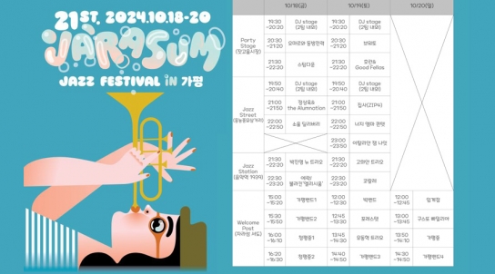 가평군, ‘2024 재즈페스티벌 in(인) 가평’ 18일 화려한 개막