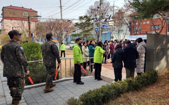 가능동, 의정부소방서와 합동 소방훈련