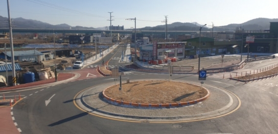 가평군, 대곡리 회전교차로‧도시계획도로 완공