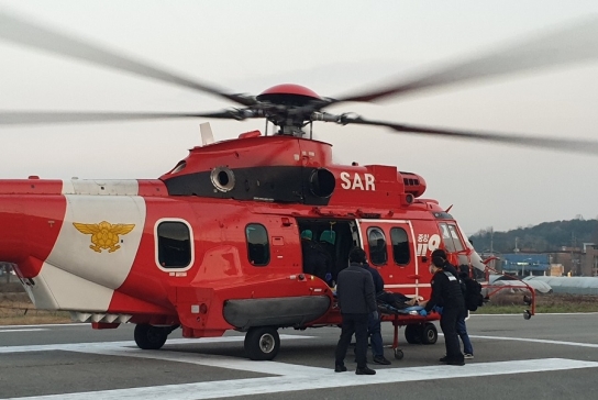 경기북부 ‘의사탑승 소방헬기(119Heli-EMS)’ 지난해 중증응급환자 18명 살렸다. 소생률 75% 기록