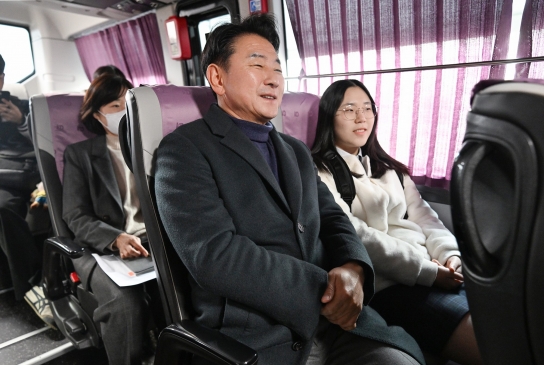 통학버스 노선 개편 대성공, 학생들 대만족