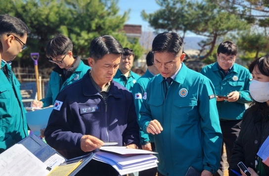 이계삼 경기도 행정2부지사 직무대리(균형발전기획실장) 포천 공군 전투기 오폭사고 현장 방문