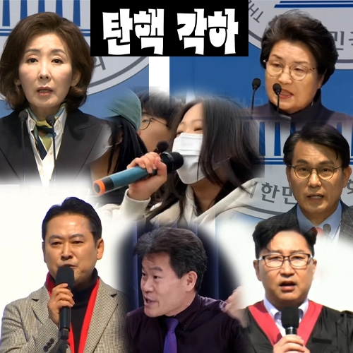 한 목소리 "탄핵 각하"