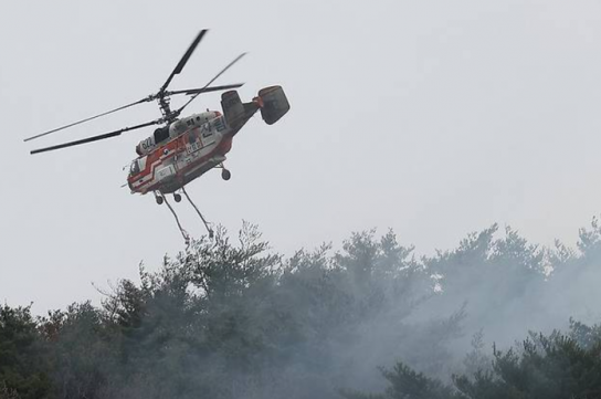 [속보 2보] 대구 산불 진화헬기 1대 추락…조종사 1명 사망 추정