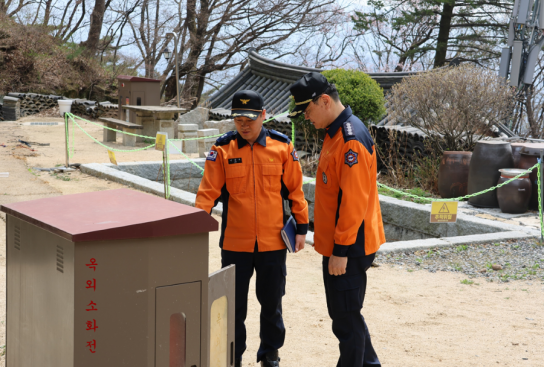 가평소방서 부처님 오신 날 대비 전통사찰 현장안전지도