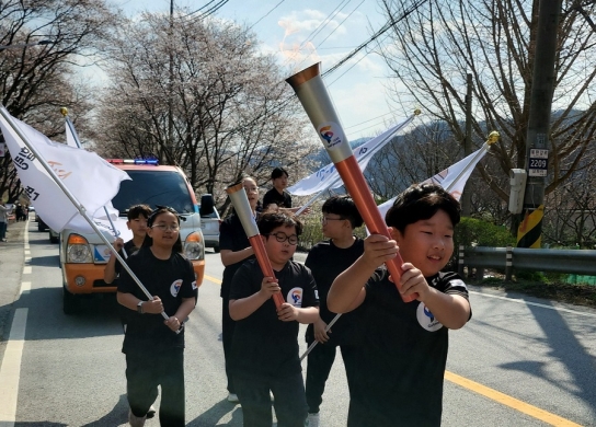 가평군 청평면, 성화안치식‧축하공연 성황리 개최