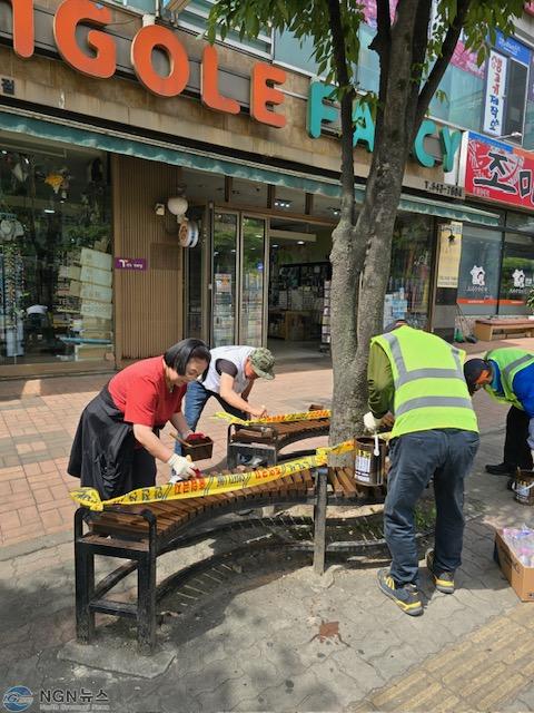 7. 소흘읍 행정복지센터, 송우리 시내 가로경관 정비 활동 실시.JPG